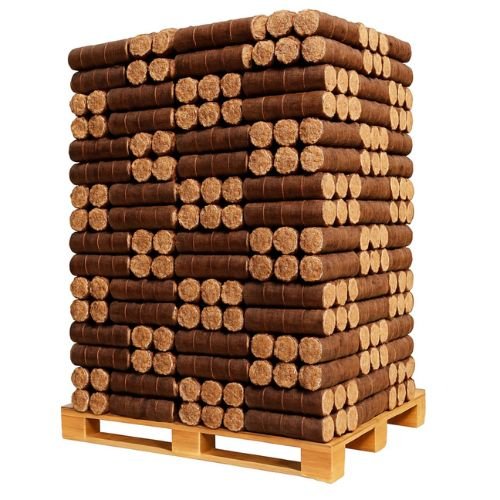 Leña densificada noche larga – Palet 960 kg
