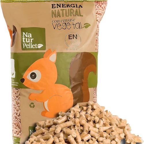 Pellets (España) – Lote 30 sacos (450 kg) – Madera natural