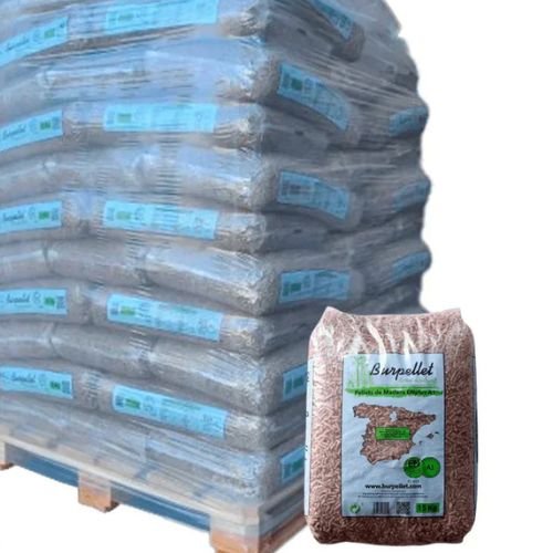 Pellets de madera premium ENplus A1 – Palet de 72 sacos de 15 kg (1.080 kg)