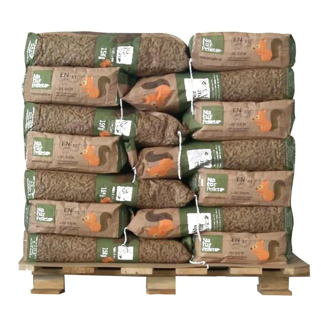 NATURPELLET – Palet de 35 sacos de pellets de madera
