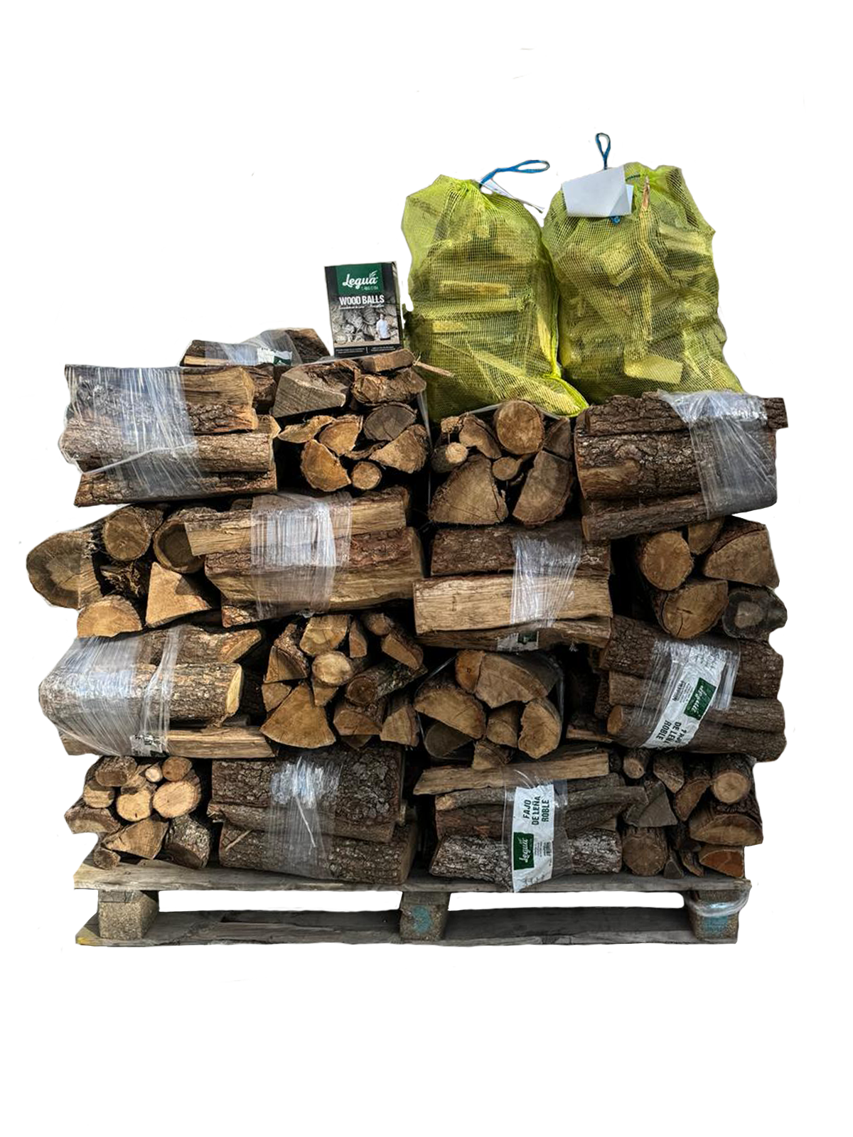 Palet de Leña de roble de 340 kg