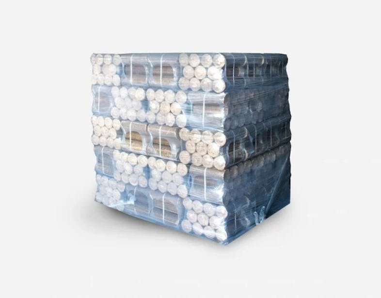 Palet de 72 paquetes de 15 kilos de Briquetas de Madera – 1.050 Kilos