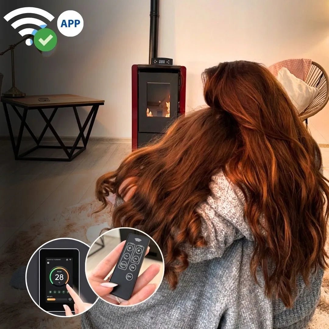 Estufa de pellets LEYLA RED 6,3 kW