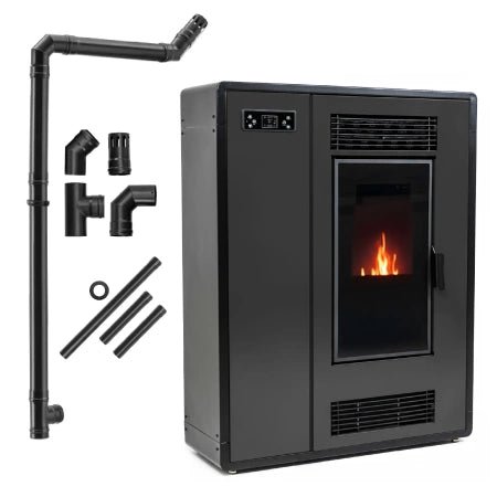 Estufa de pellets ARIA BLACK 12 kW