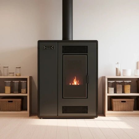 Estufa de pellets ARIA BLACK 12 kW