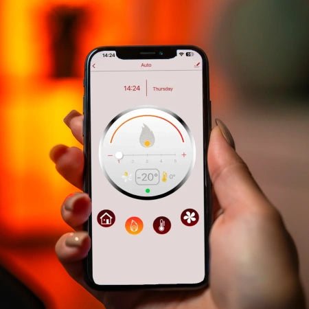 Estufa de pellets ARIA BLACK 12 kW