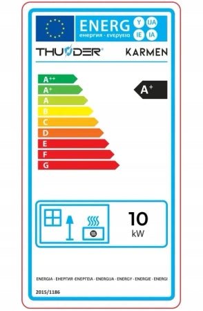 Estufa de pellets KARMEN RED 10 kW